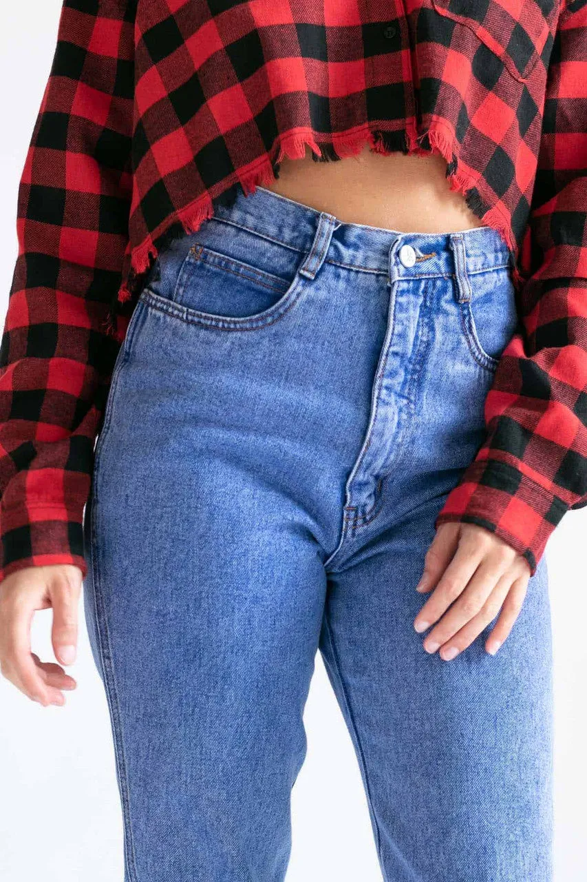 90s High Waisted Calvin Klein Denim Jeans 510 (sz. 28")