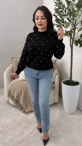 ASPEN BLACK SWEATER