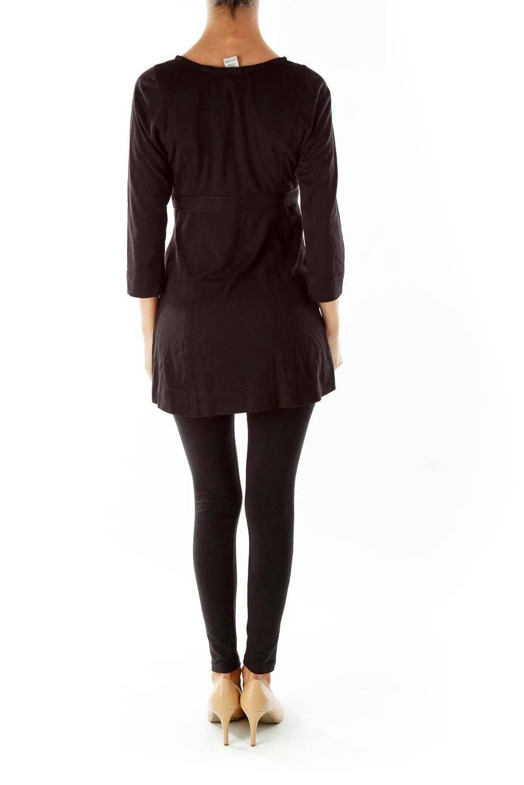 Black Belted Blouse