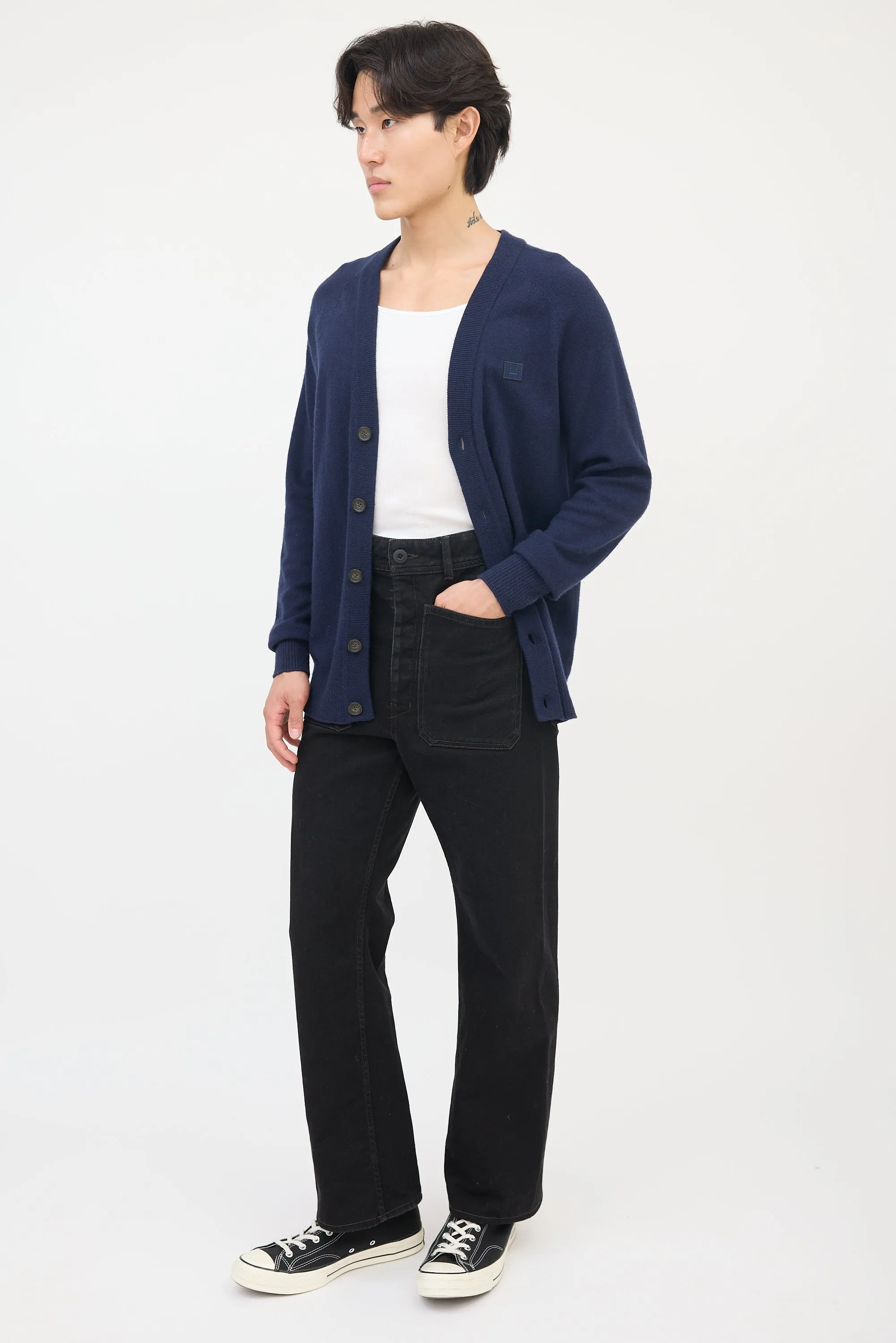 Black High Waisted Wide Leg Jeans