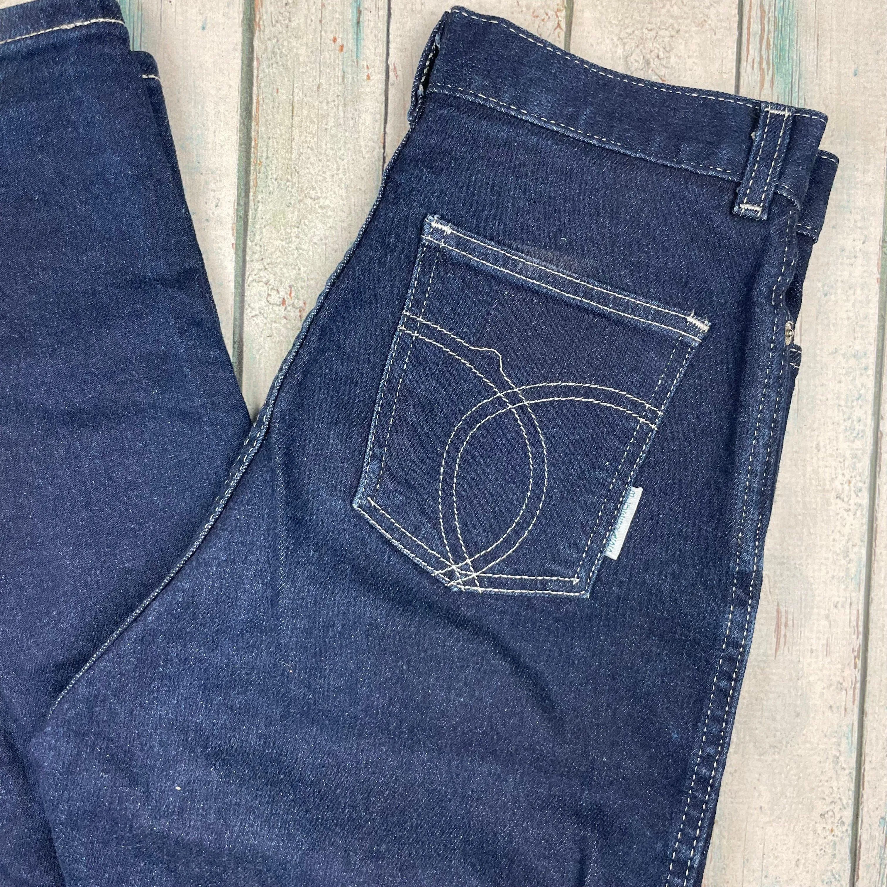 Bluegrass 1980's High Waisted Slim Australian Ladies Jeans - Suit Size 9/10