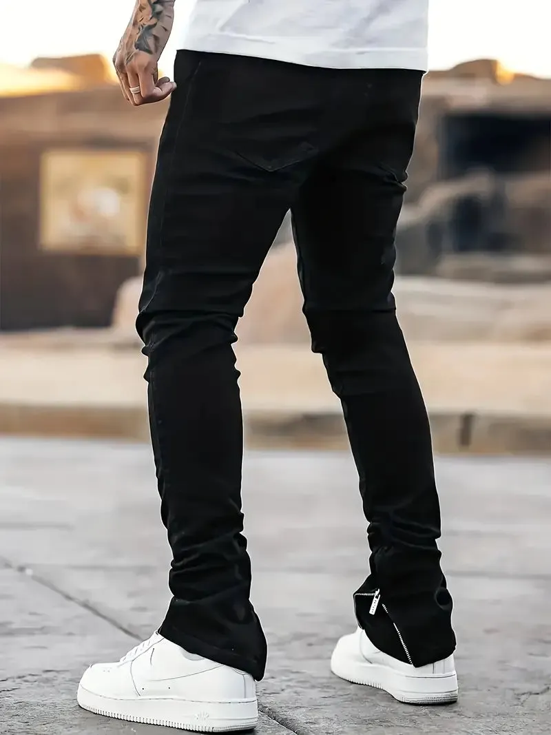 Chic Ripped Stretch Jeans