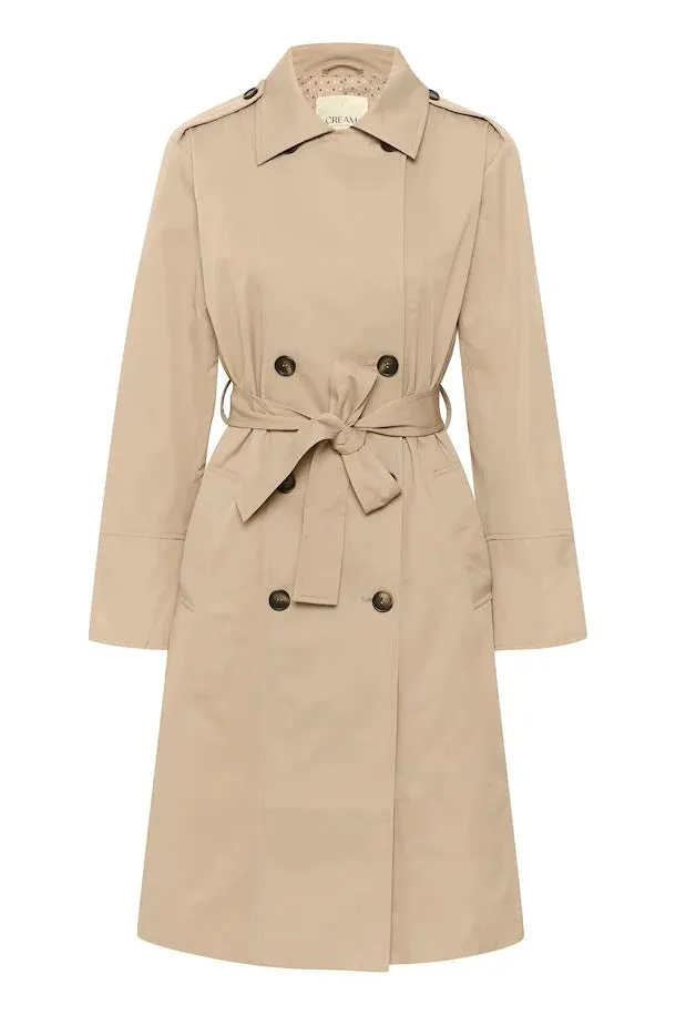 CRNOVINNA TRENCH COAT "Silver Mink"