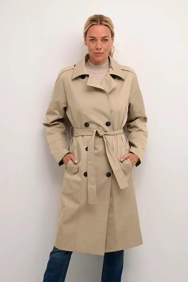 CRNOVINNA TRENCH COAT "Silver Mink"