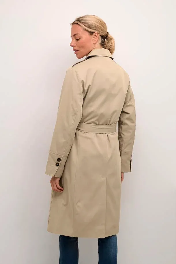 CRNOVINNA TRENCH COAT "Silver Mink"
