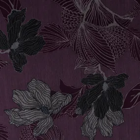 Digital Printed Poly/viscose - PENELOPE - 005 - Purple