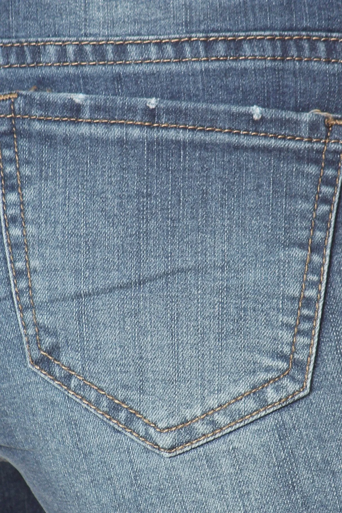 Distressed Denim Shorts