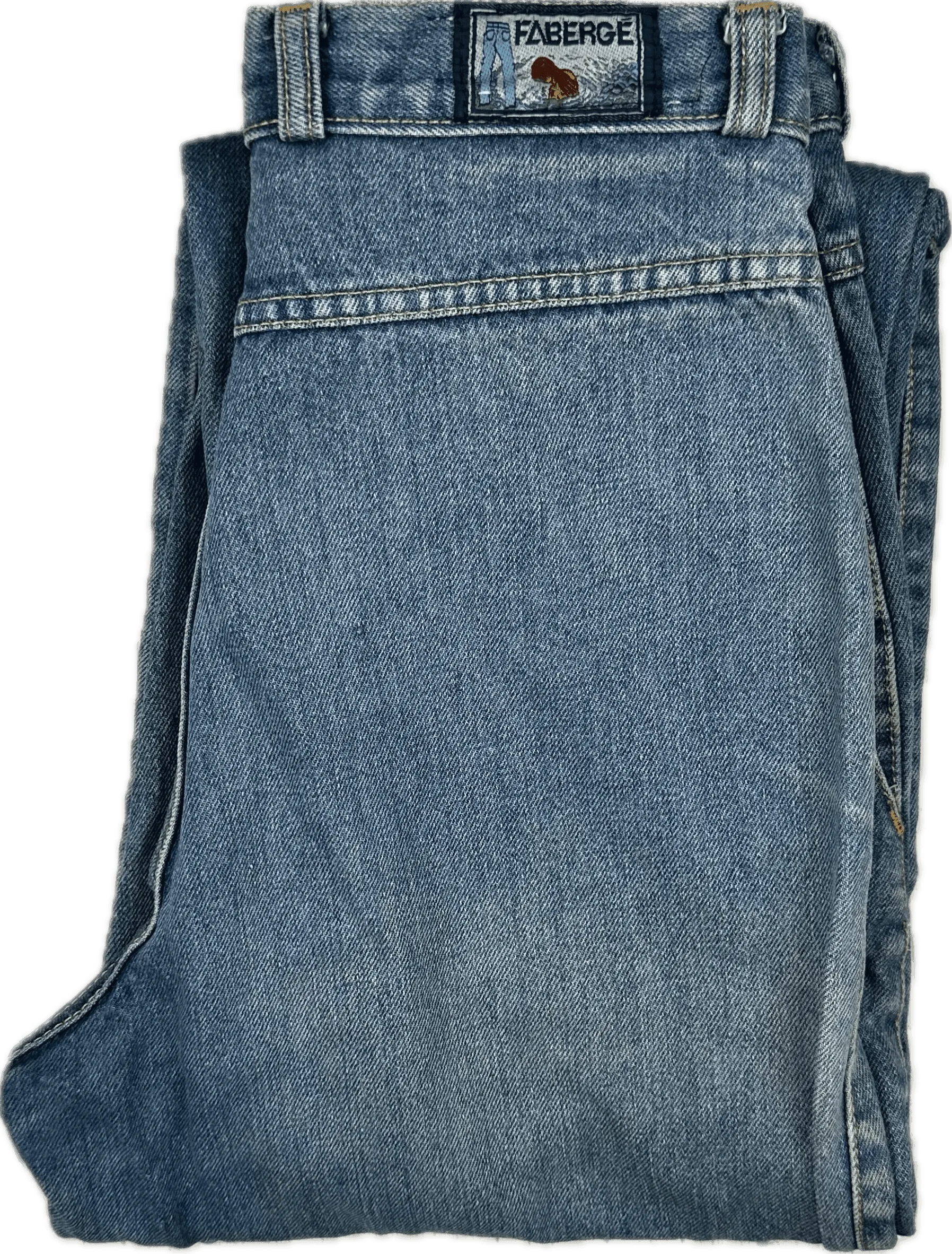Fabergé 1980's Deadstock High Waisted Baggies Jeans