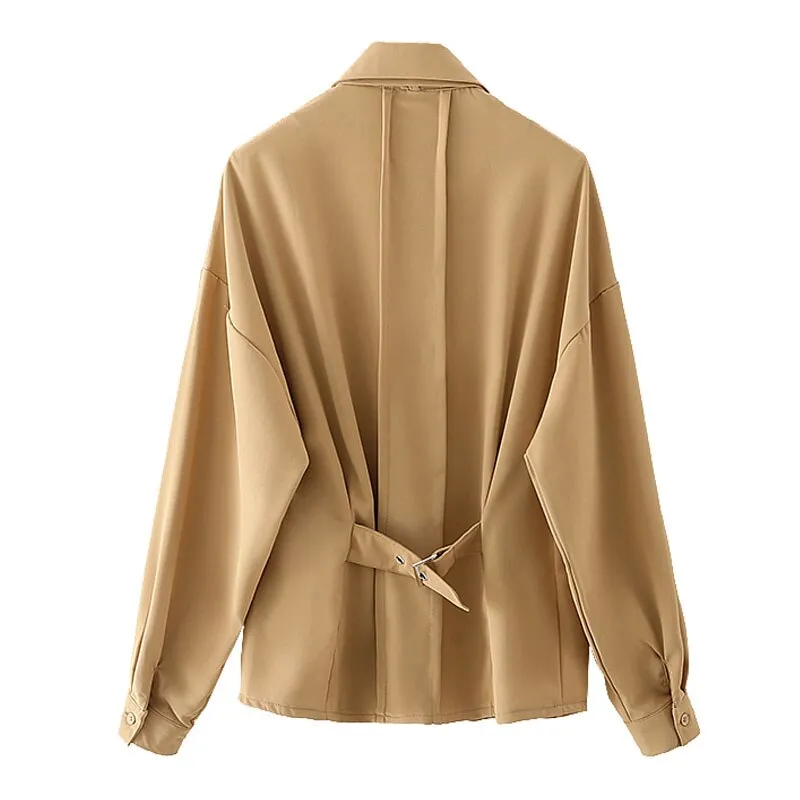 FITTED BLOUSE WITH TIE