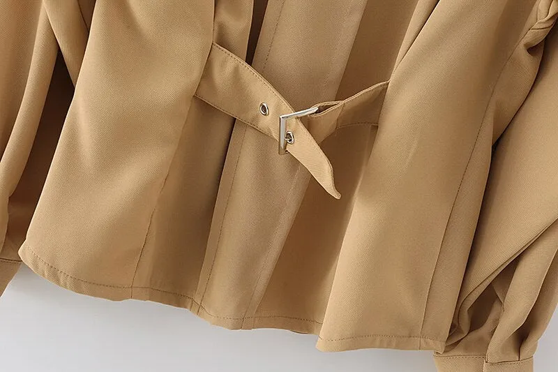 FITTED BLOUSE WITH TIE