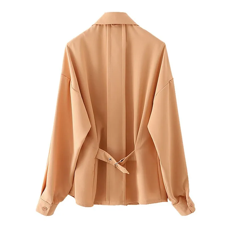 FITTED BLOUSE WITH TIE