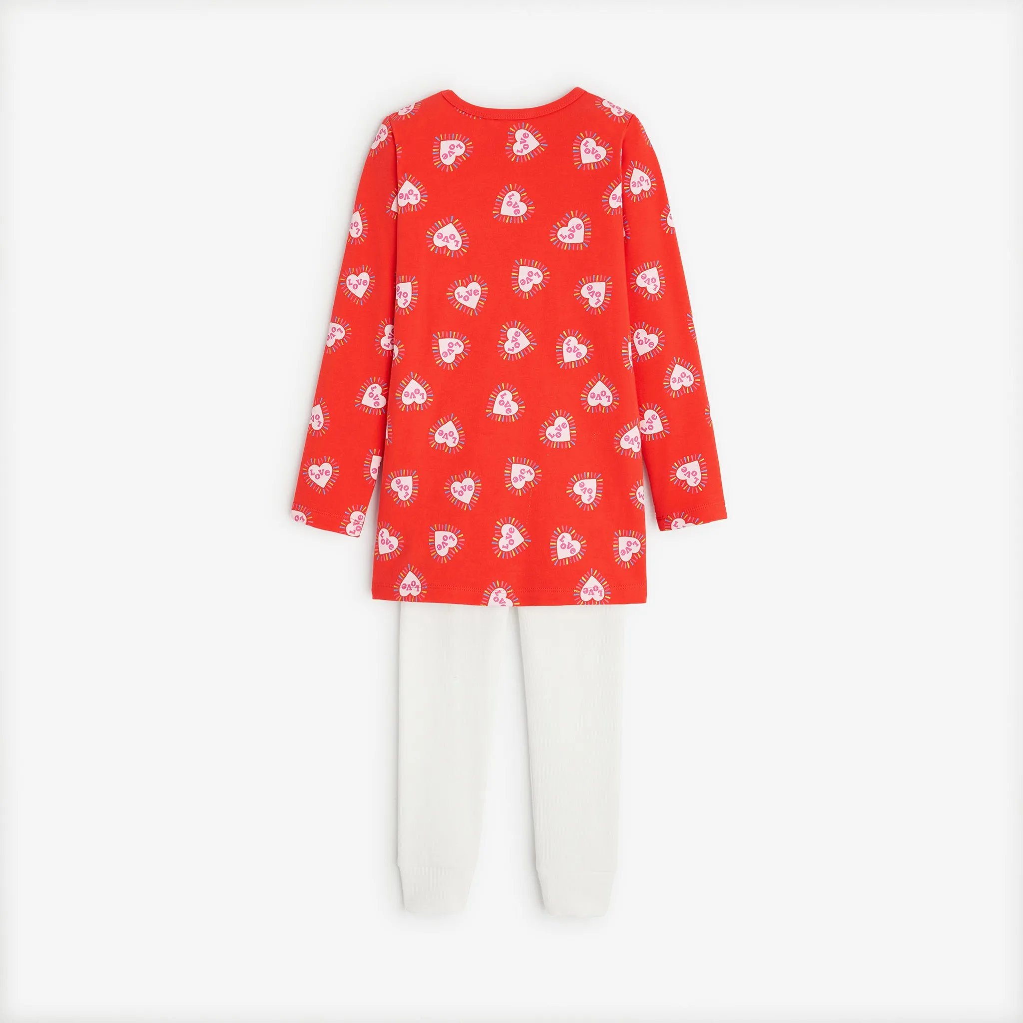 Girls' red pajama set