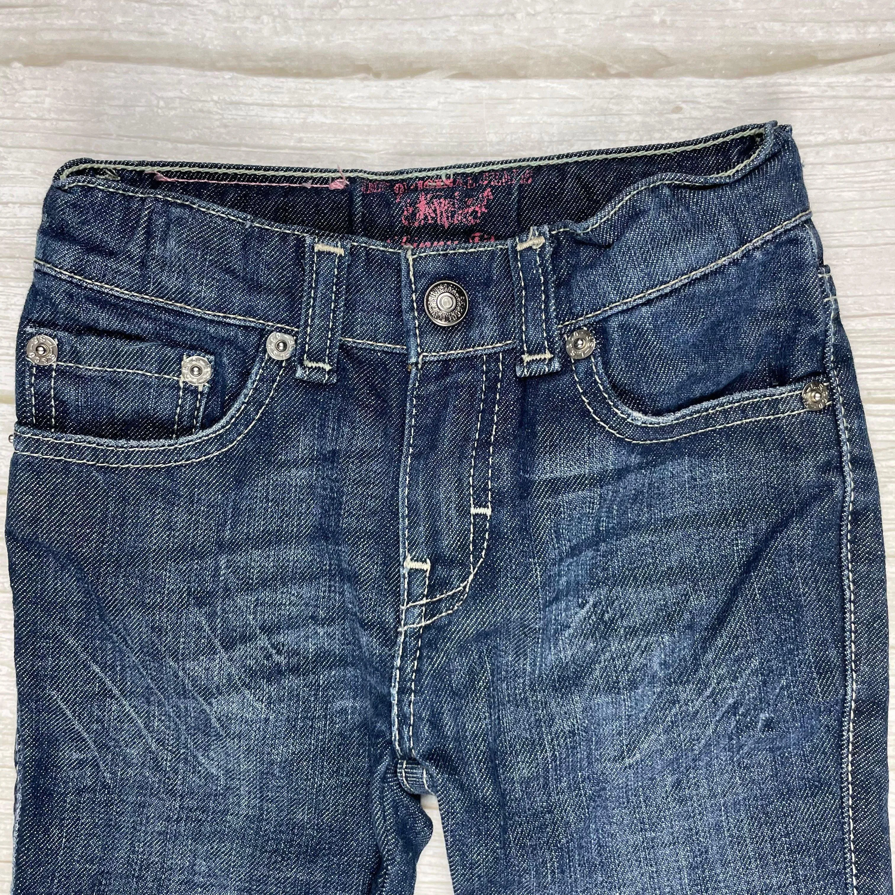 Girls Stretch Skinny Levis Jeans - Size 4