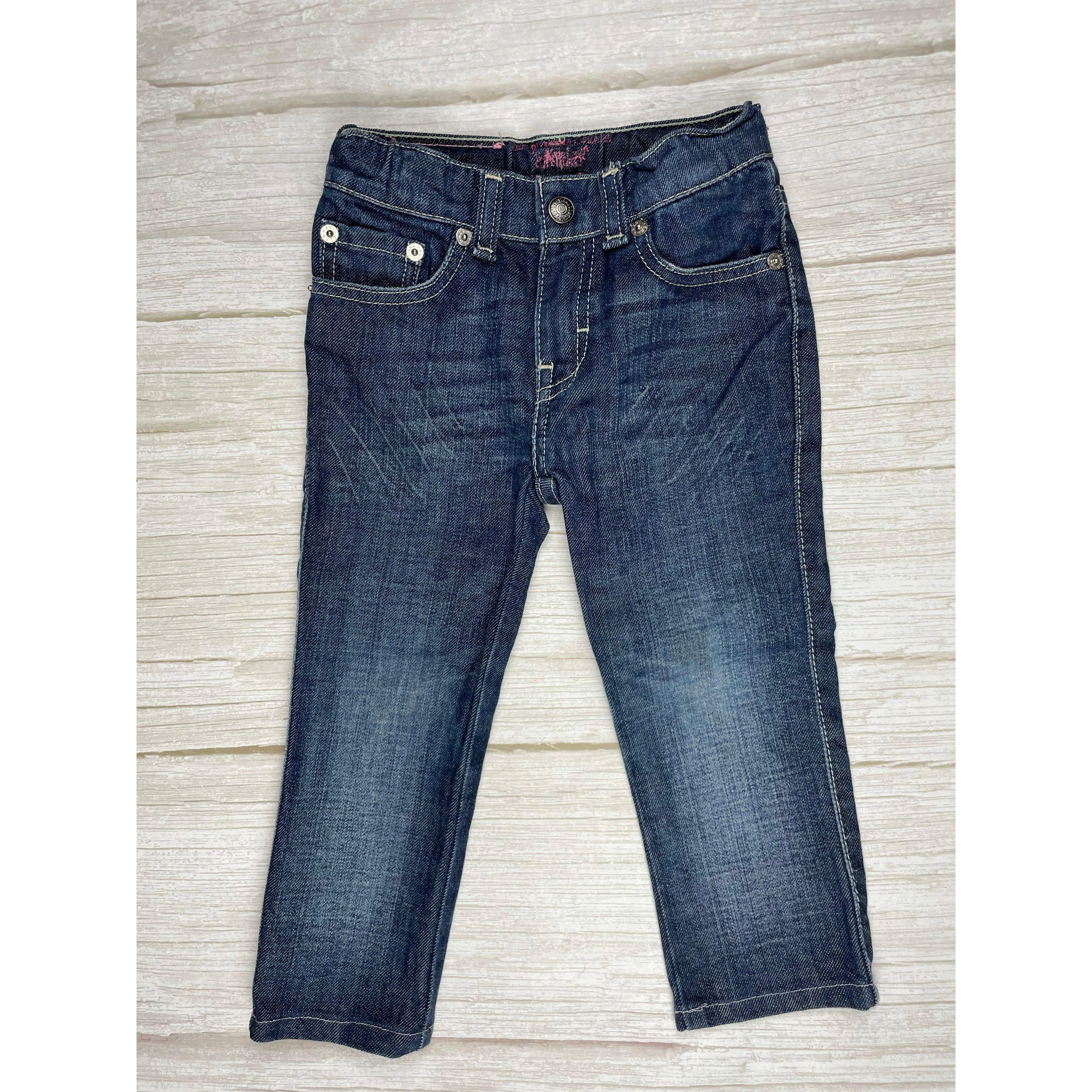 Girls Stretch Skinny Levis Jeans - Size 4