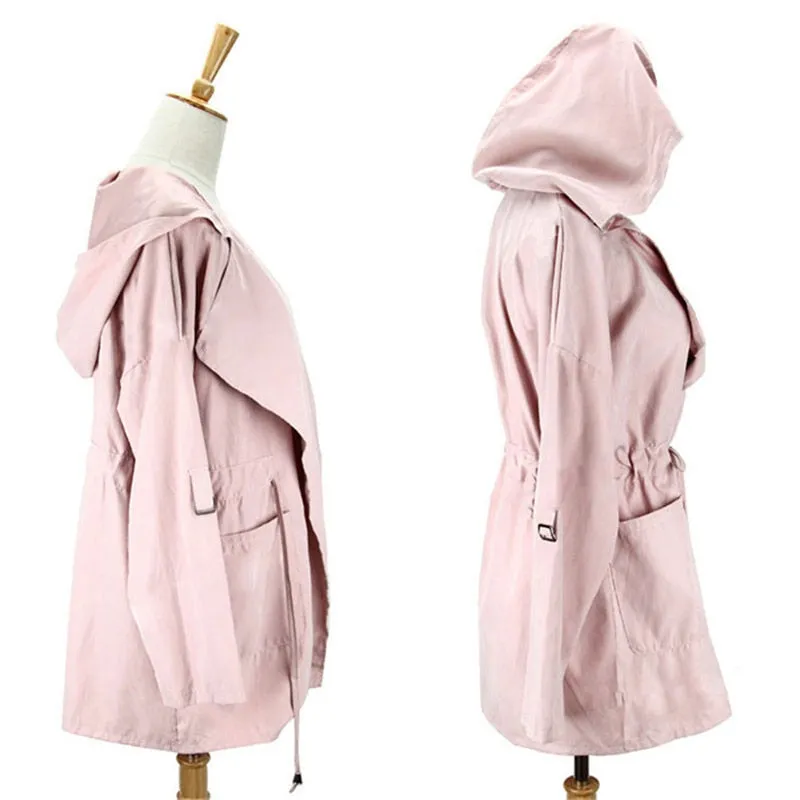 Hooded Trench Coat