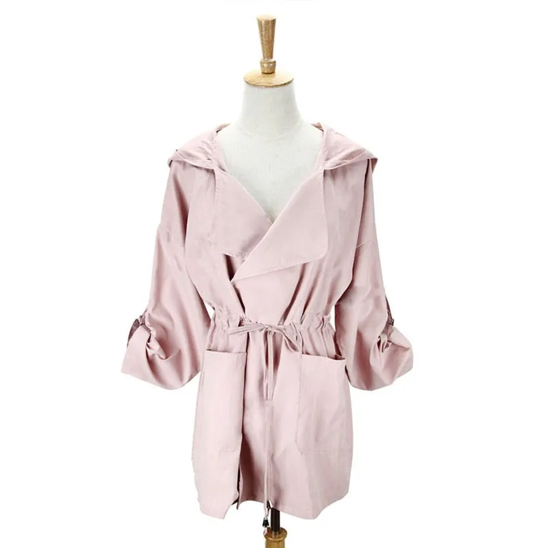 Hooded Trench Coat