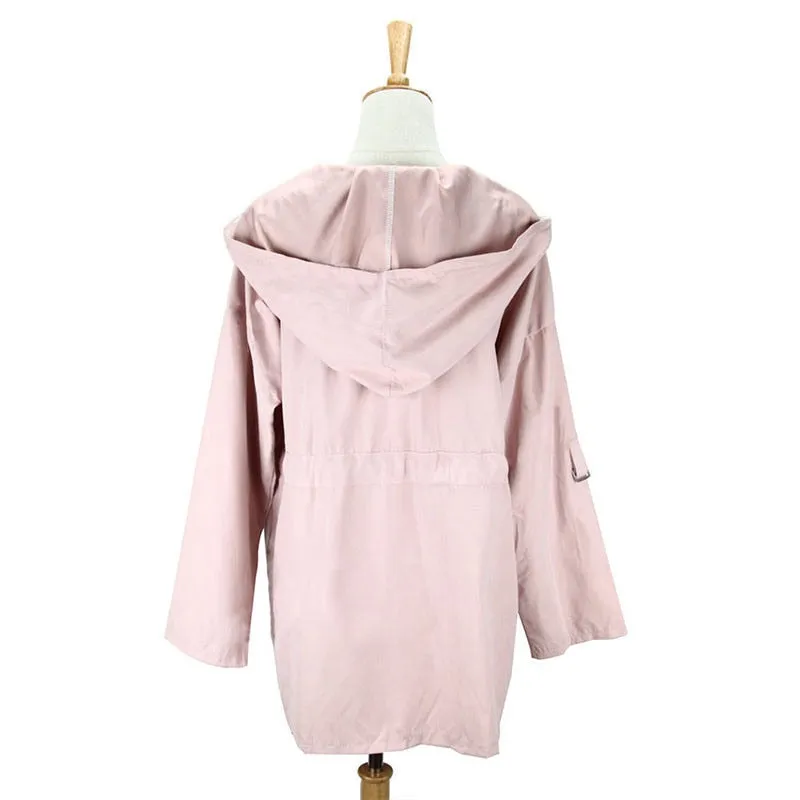 Hooded Trench Coat