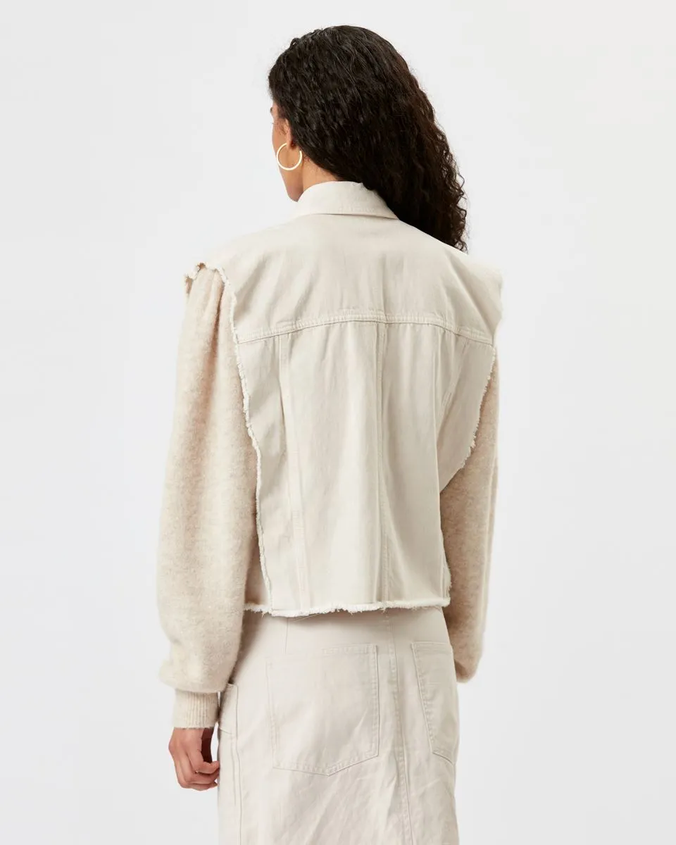 Isabel Marant Tyra Sleeveless Jacket - Ecru