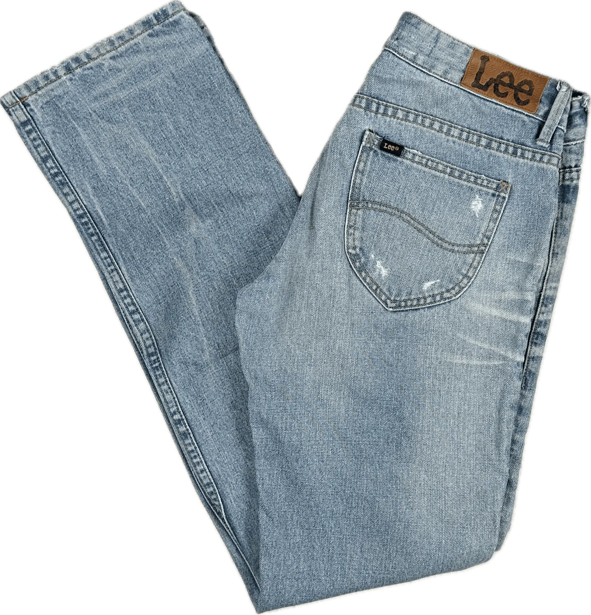 Lee Jeans Light Wash ' Straight L2 ' Jeans- Size 10