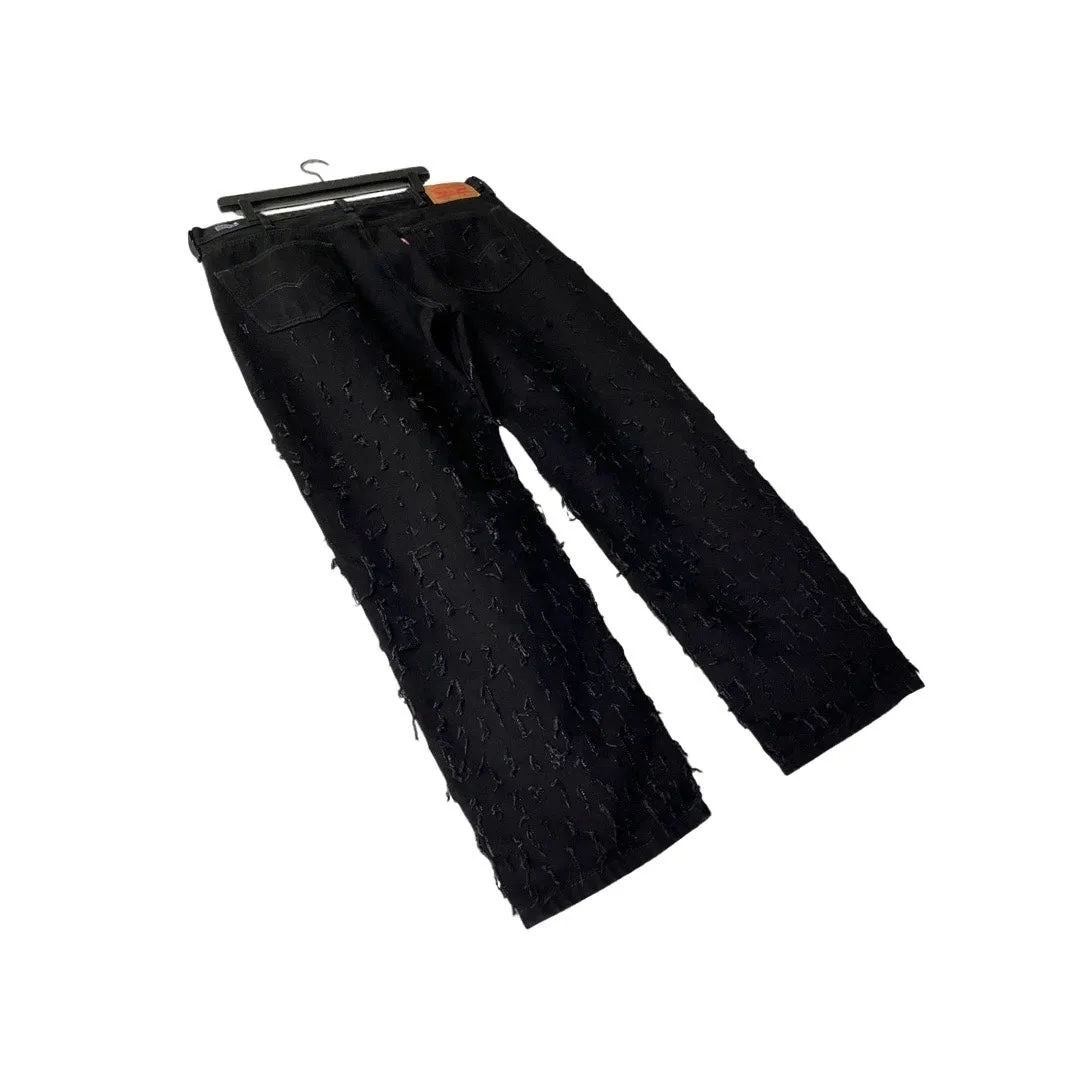 Levi's 550 Relaxed Jeans (distressed) in Carbon / 38" x 32"