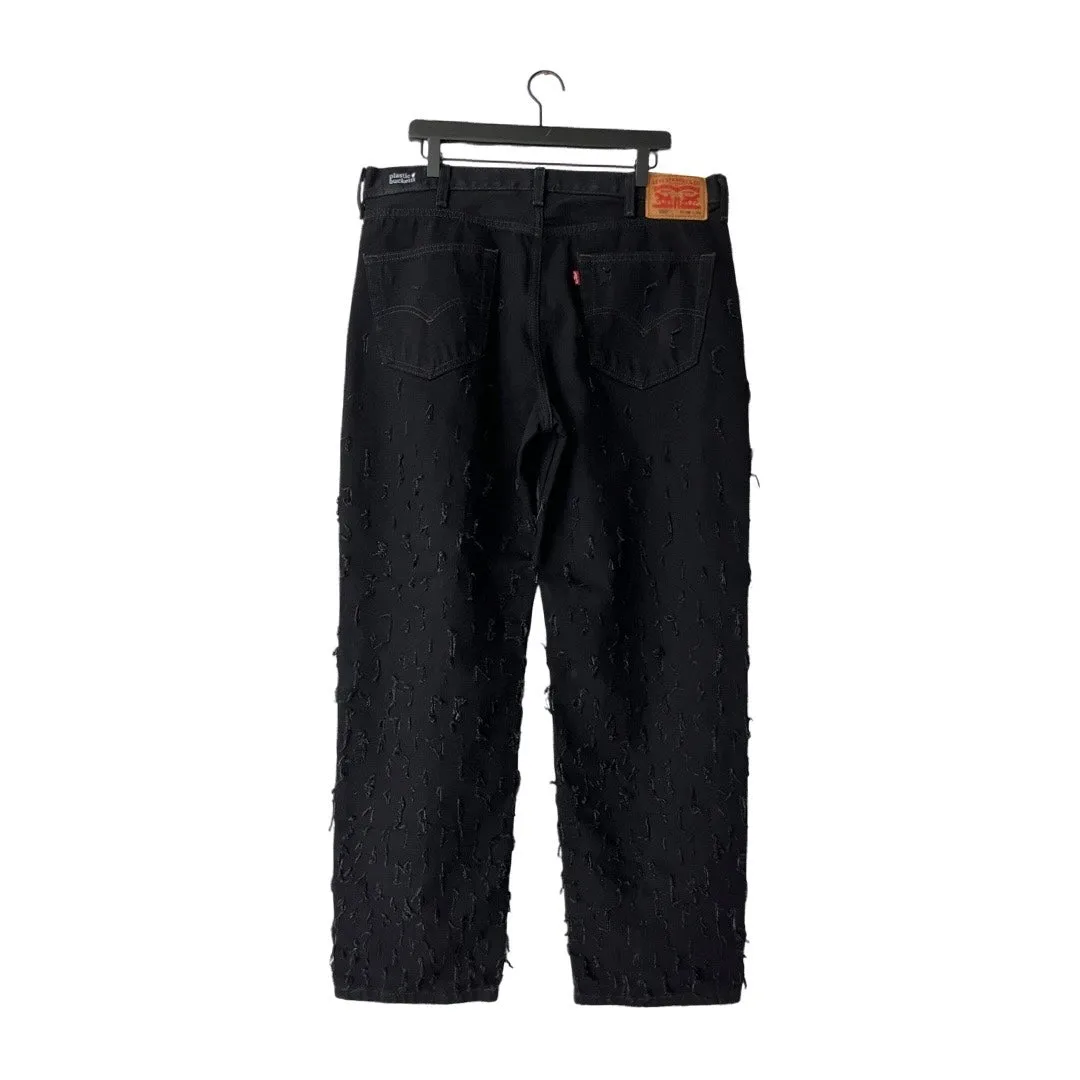 Levi's 550 Relaxed Jeans (distressed) in Carbon / 38" x 32"