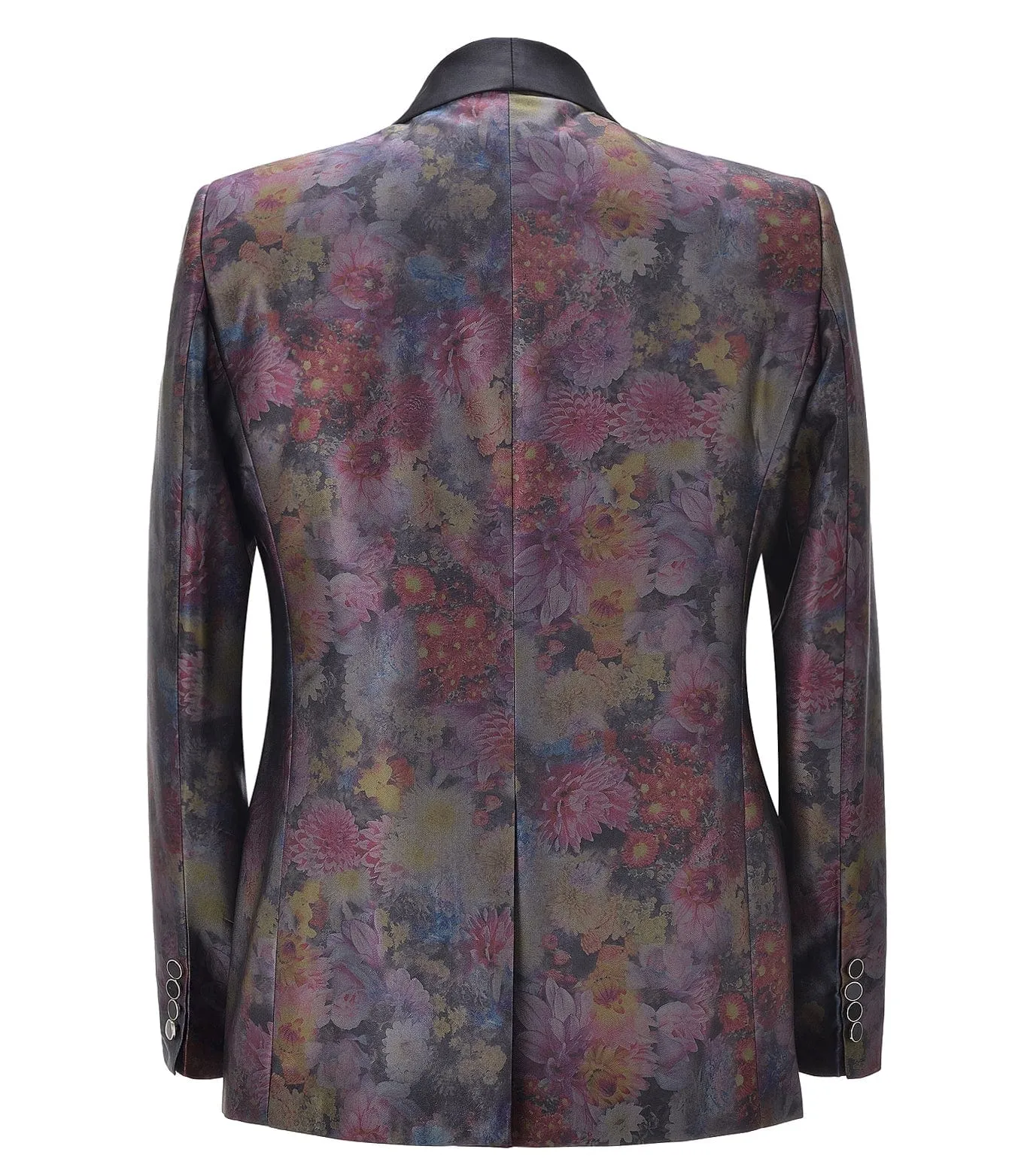 Men's 3 Pieces Shawl Lapel Patterned Tuxedos Wedding Suit (Blazer vest Pants)