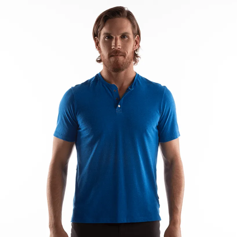 Men's Coast Henley - Blue