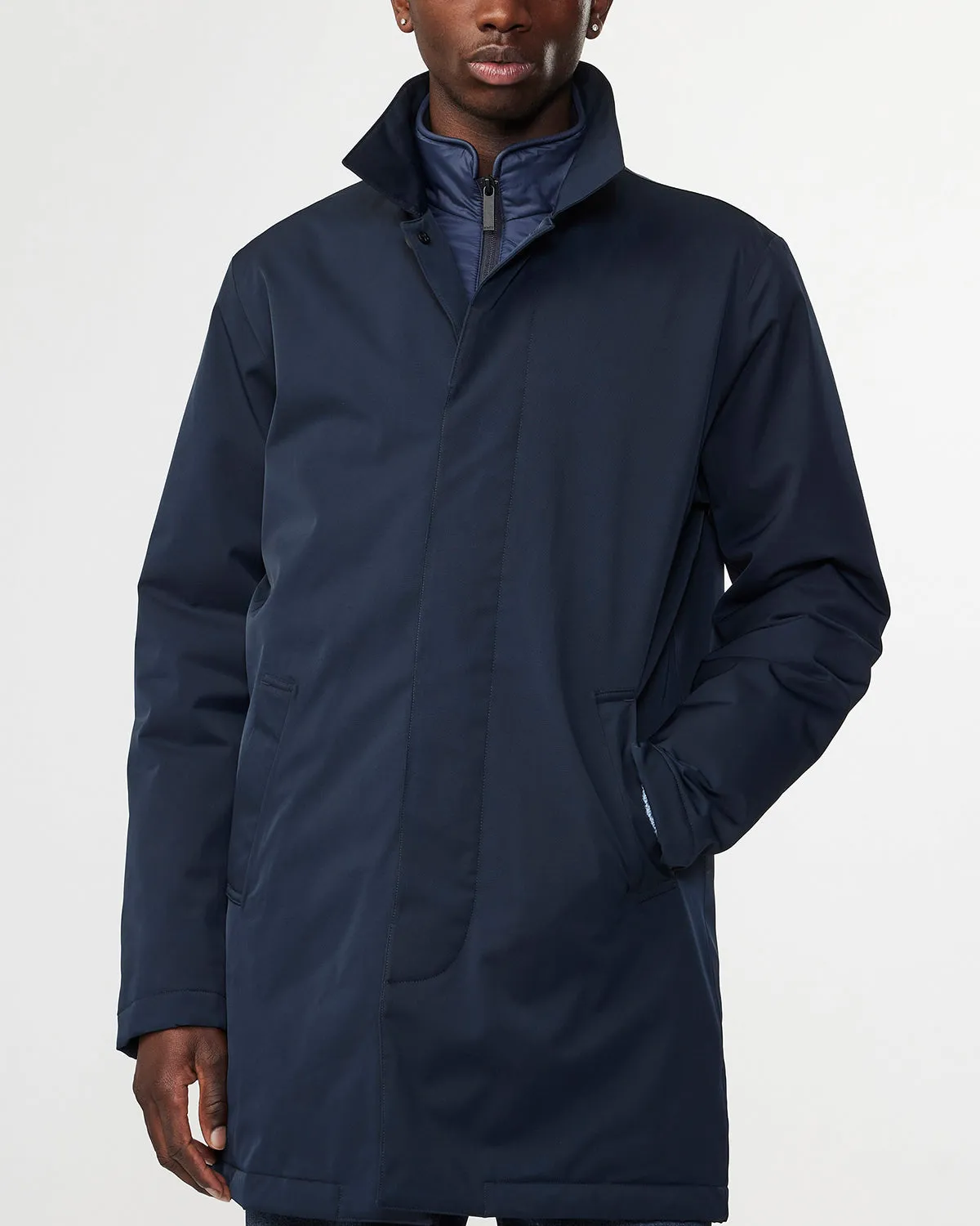 No Nationality Blake Technical Jacket - Navy Blue