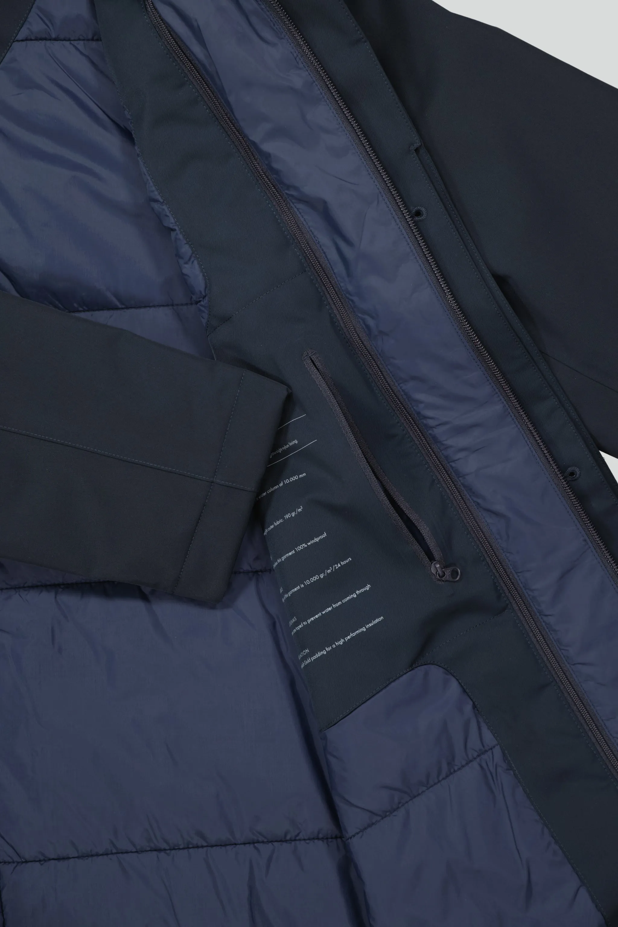 No Nationality Blake Technical Jacket - Navy Blue