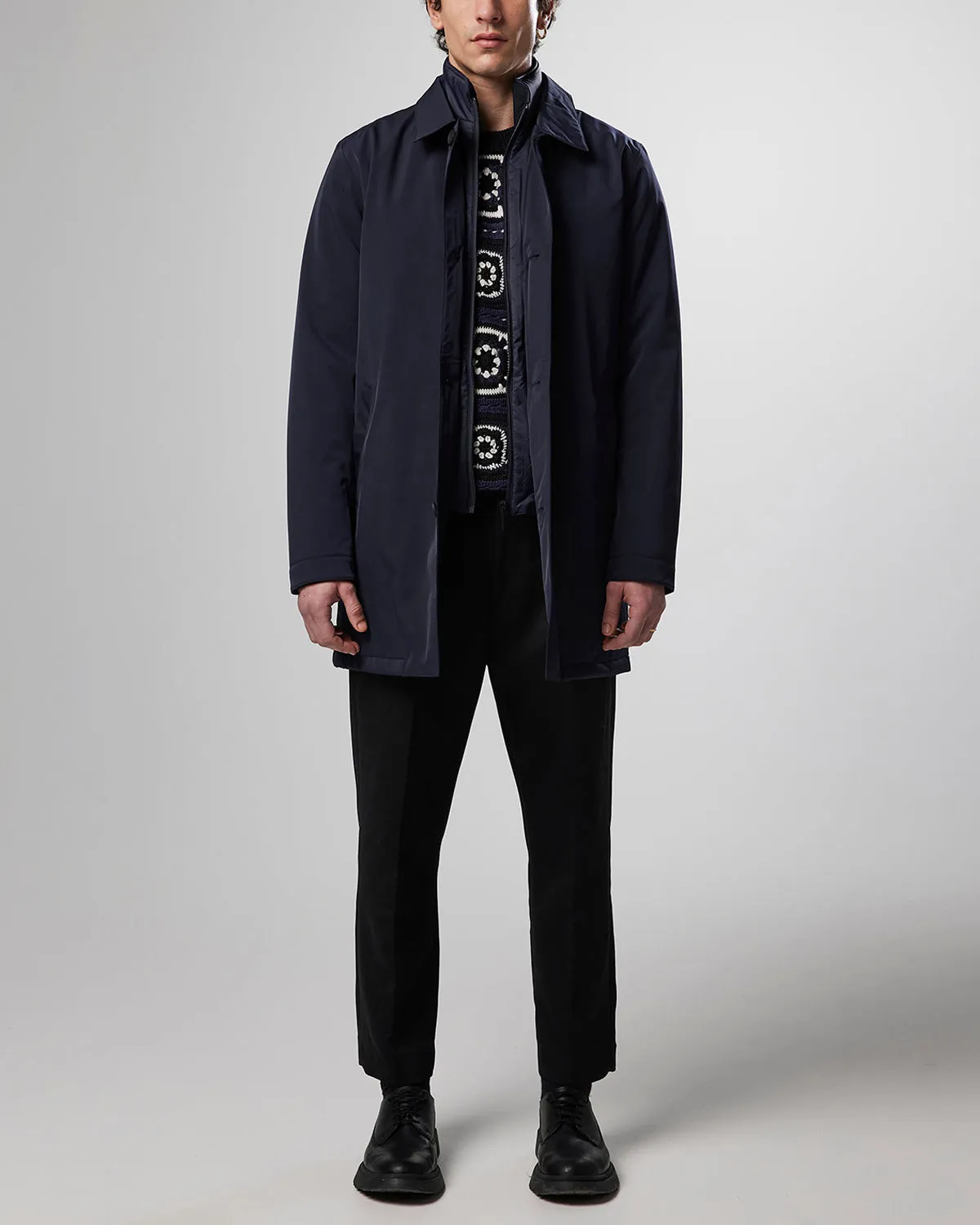 No Nationality Blake Technical Jacket - Navy Blue