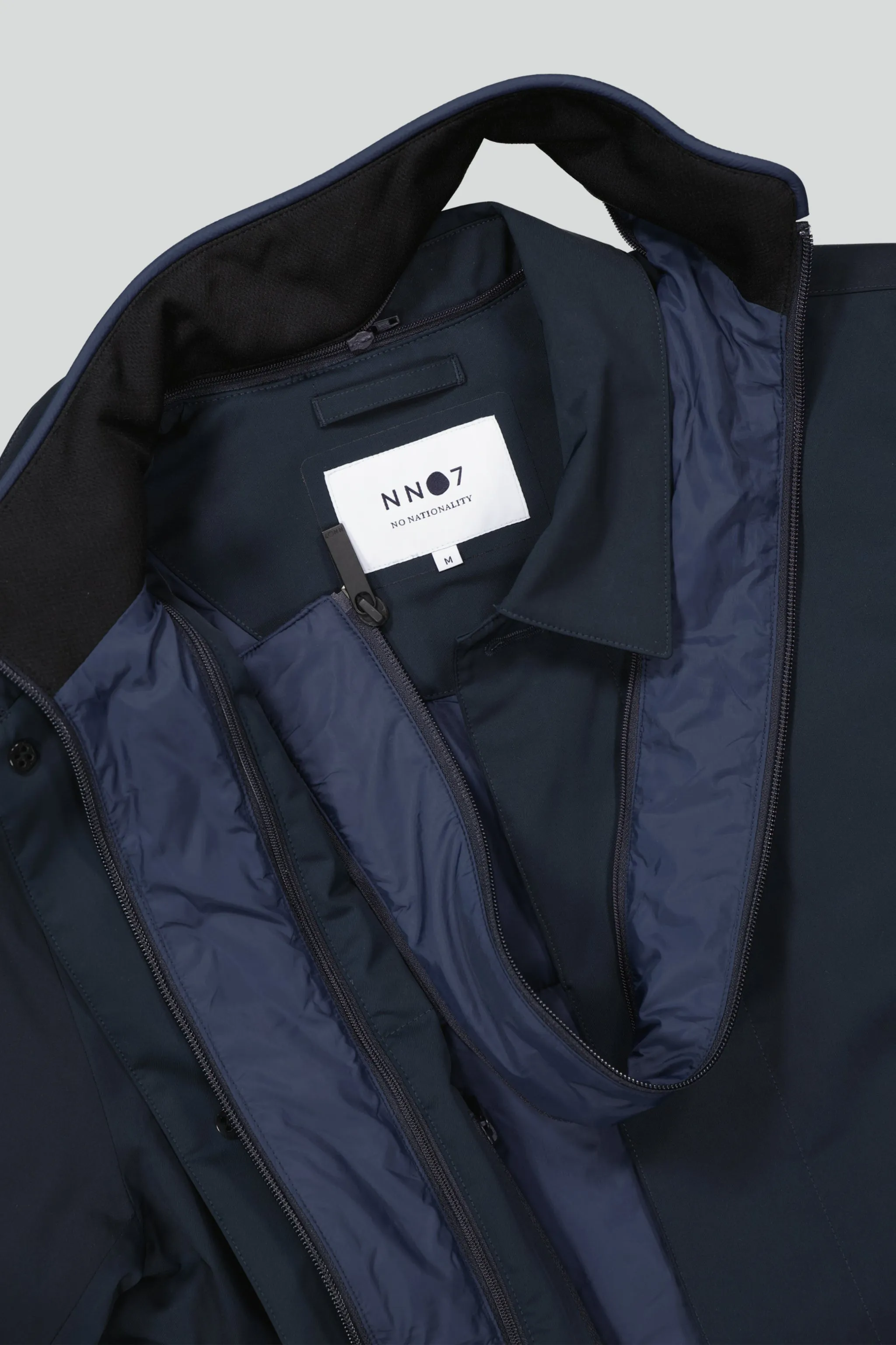 No Nationality Blake Technical Jacket - Navy Blue