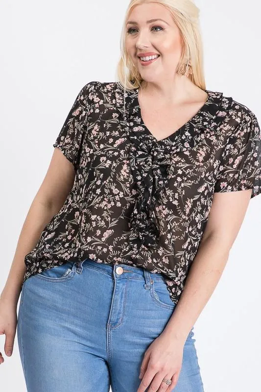 On-Fleek Ruffle Top
