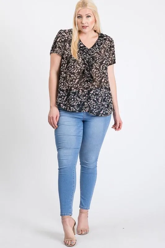 On-Fleek Ruffle Top