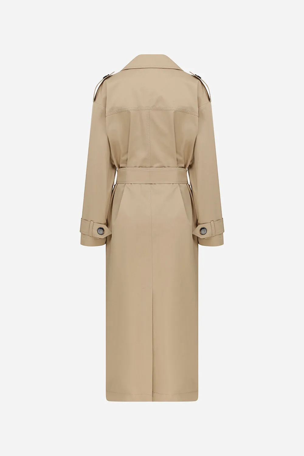 Poppy - Removable Scarf Detailed Trench Coat