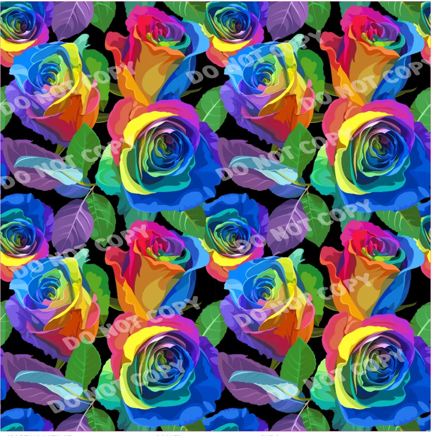 PV50 Neon Roses vinyl sheet