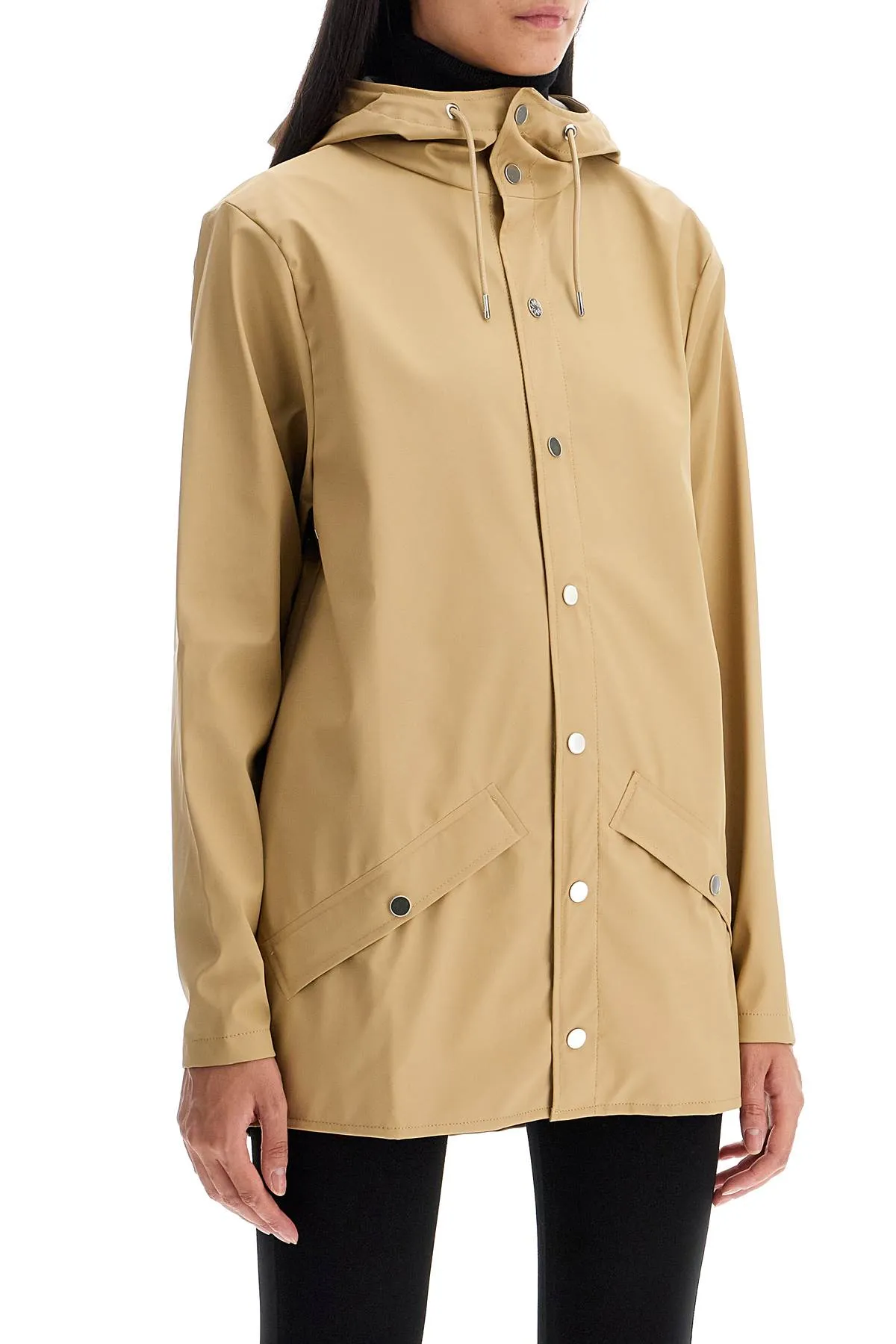 RAINS Impermeabile W3 Con Cappuccio