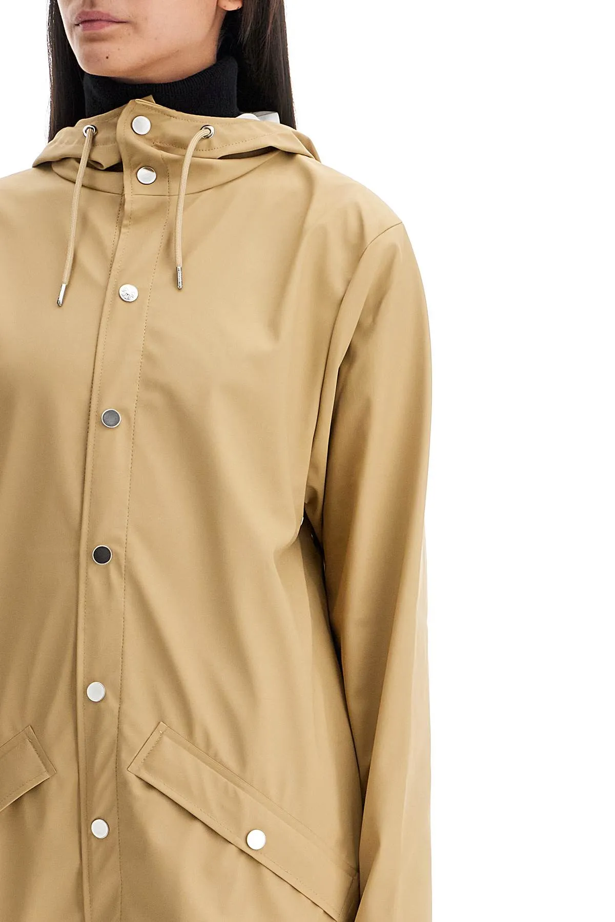 RAINS Impermeabile W3 Con Cappuccio