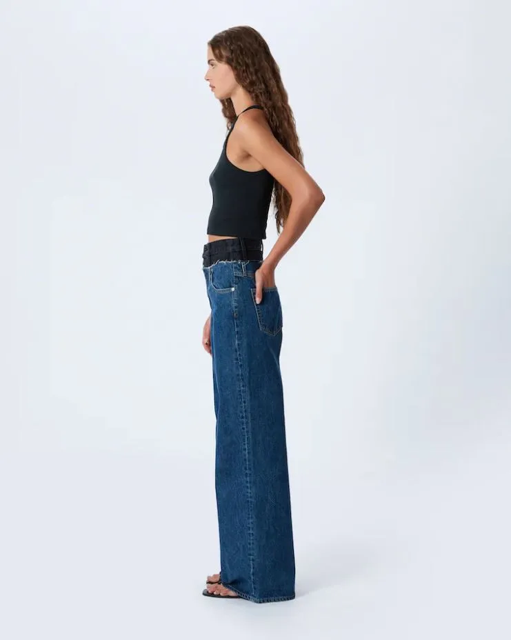 RE-WORKED EVA DOUBLE WAISTBAND JEAN