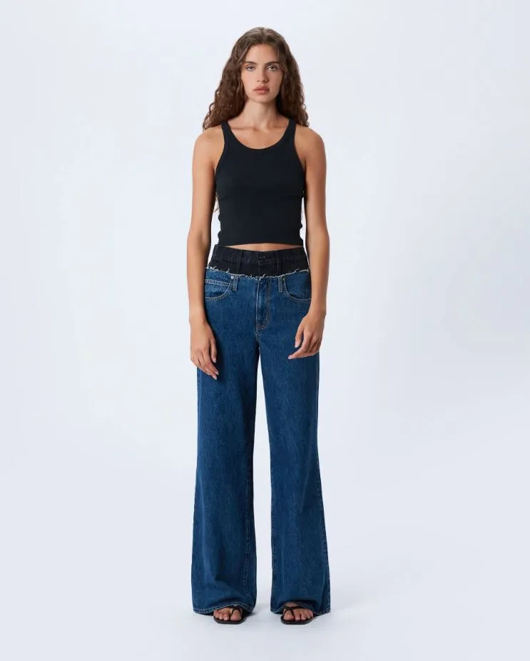 RE-WORKED EVA DOUBLE WAISTBAND JEAN
