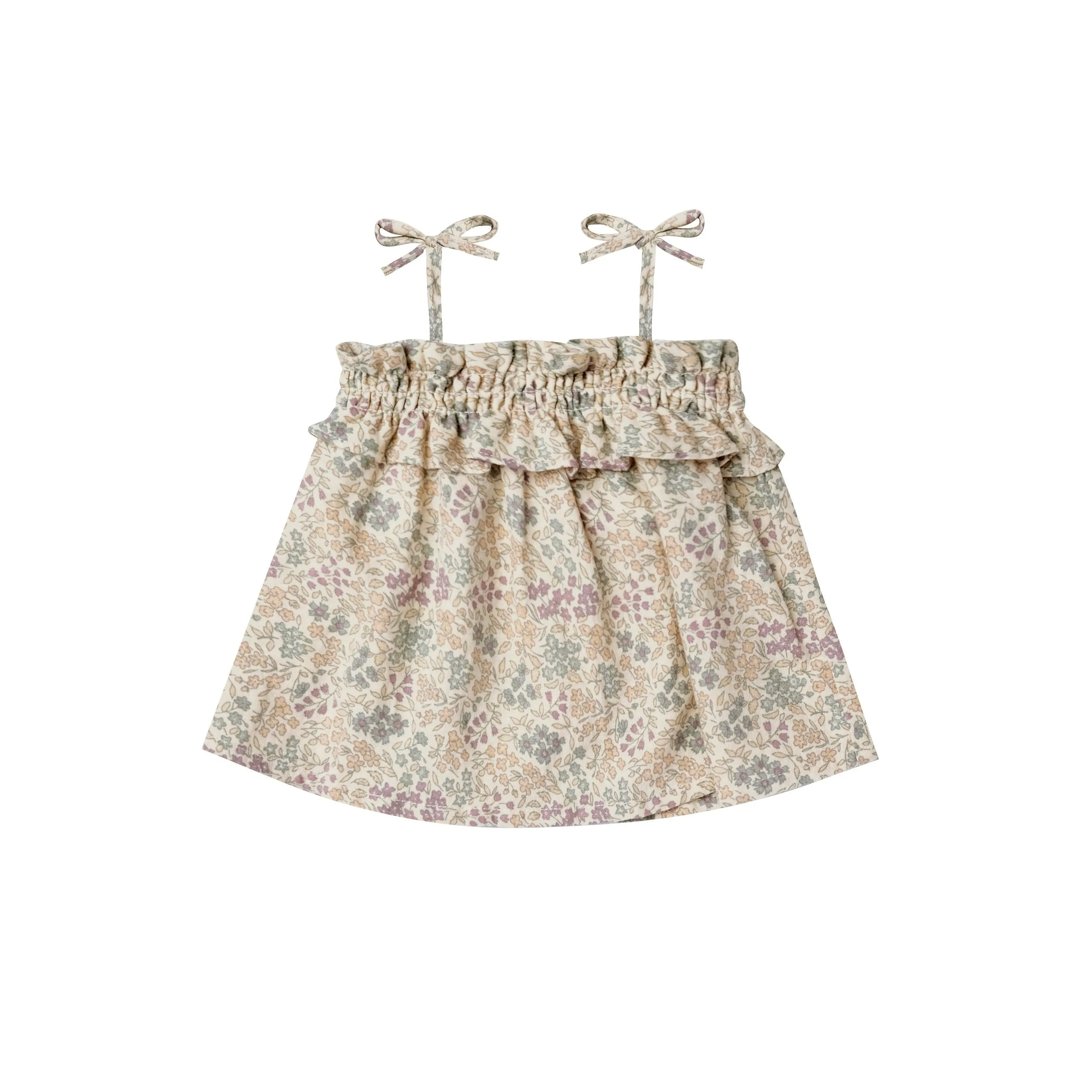 Rylee   Cru Ruffle Tube Top - Garden