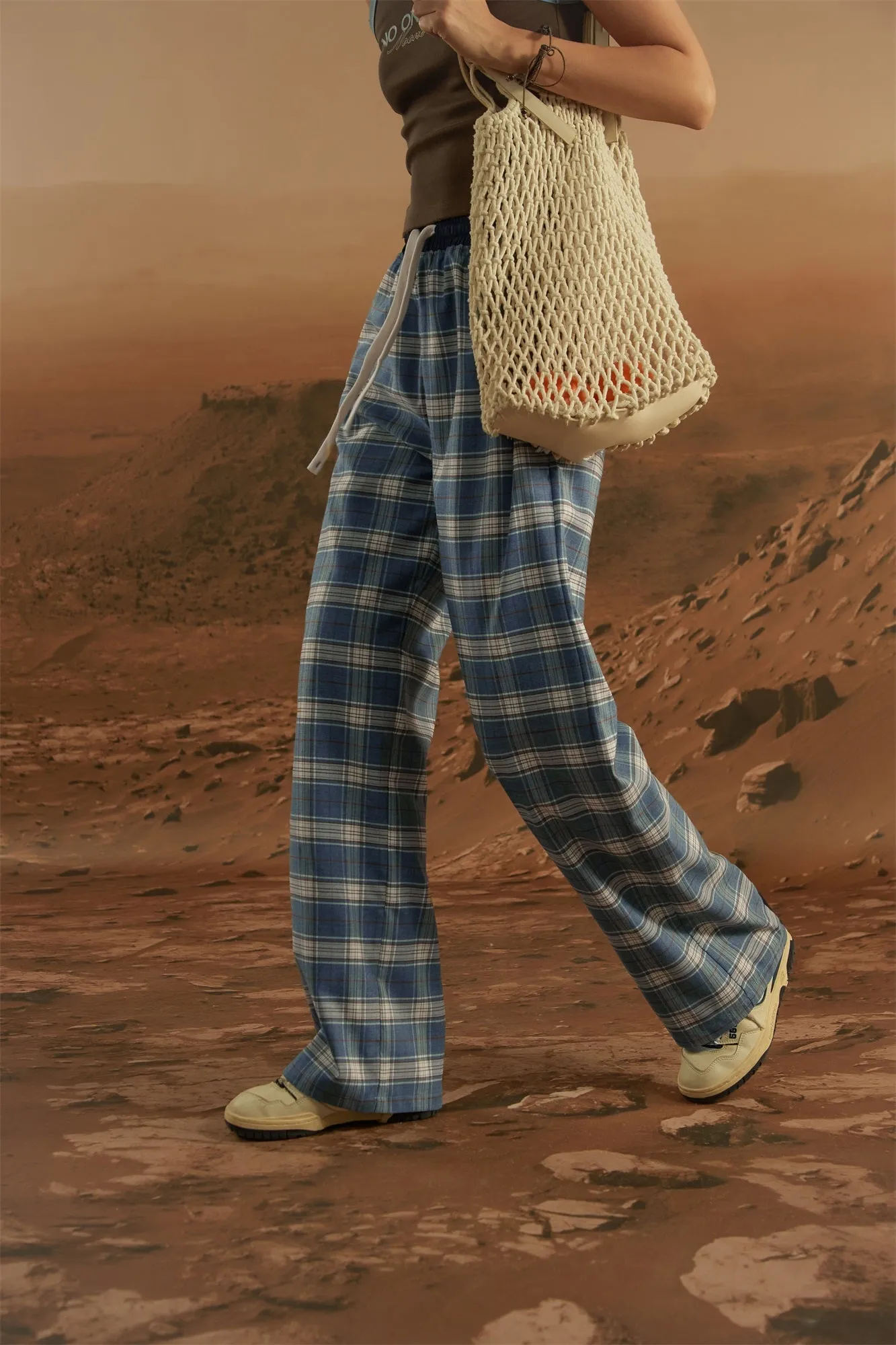 String Check Pants