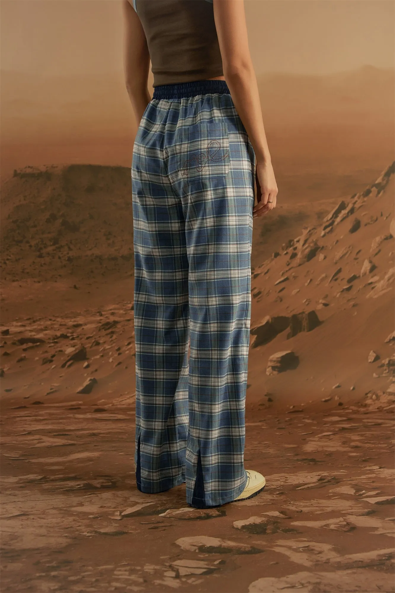 String Check Pants