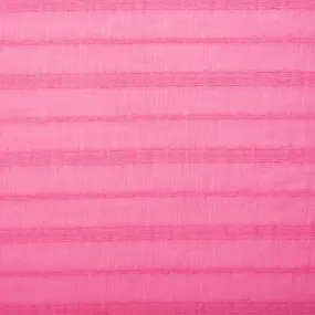 Striped Rayon Jacquard - COSTA - Hot Pink