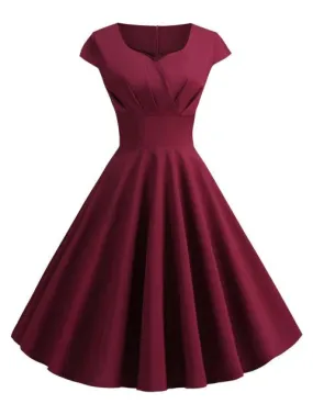 TastyHottie - Fashion  Neck Vintage Fit and Flare Dress