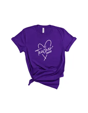 Teacher Squad heart shirt