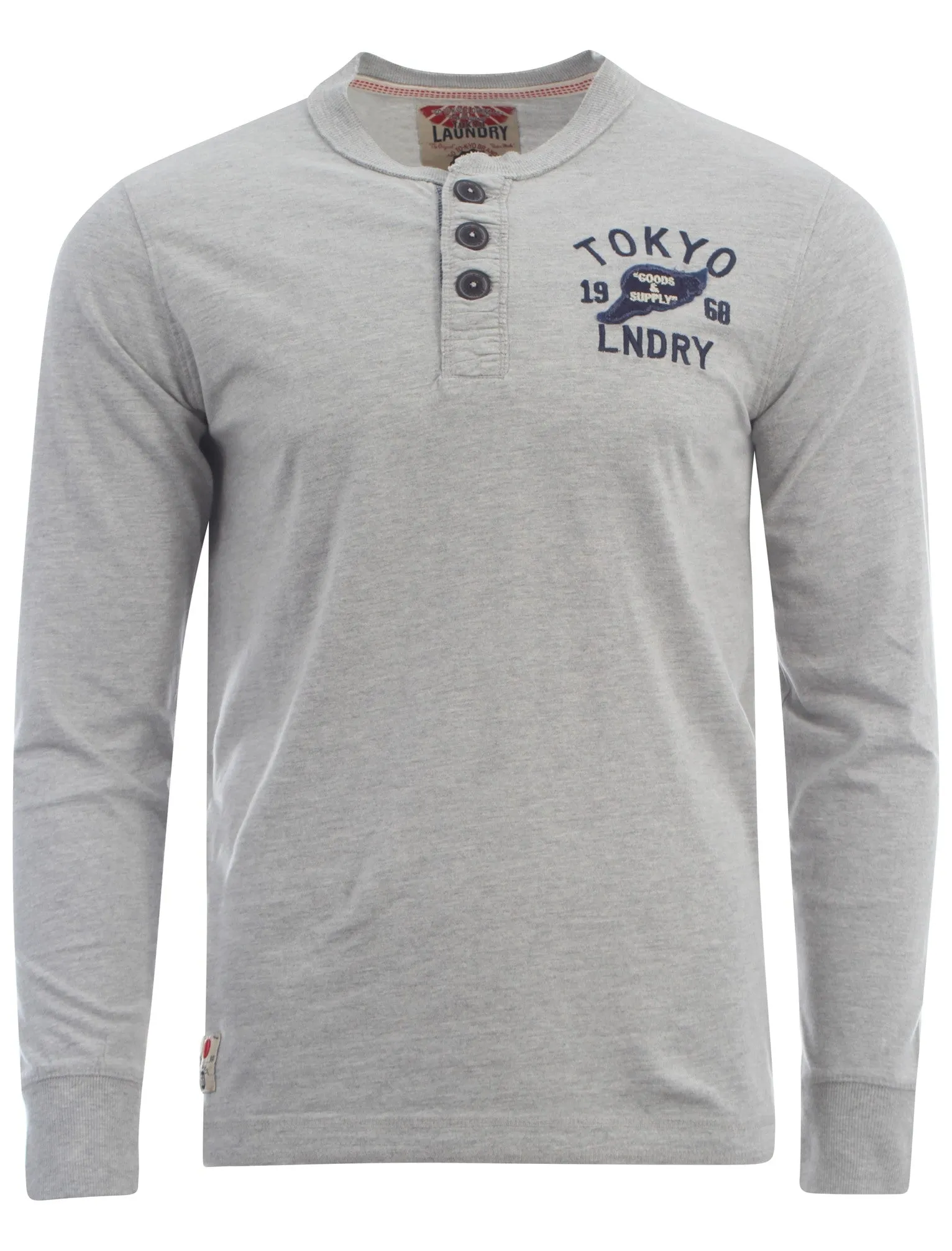 Tokyo Laundry Arturo grey henley top
