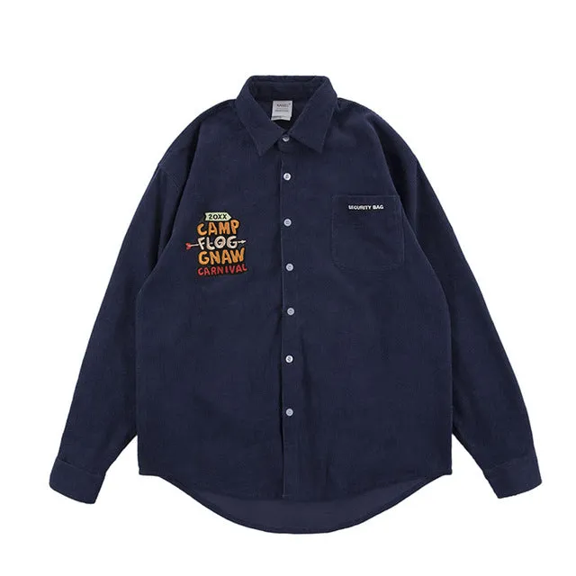 Vintage Preppy Oversize Jacket