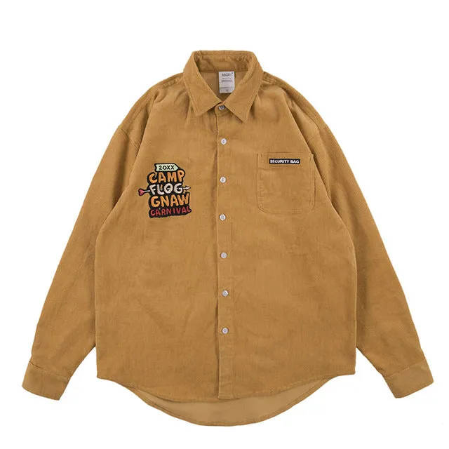 Vintage Preppy Oversize Jacket
